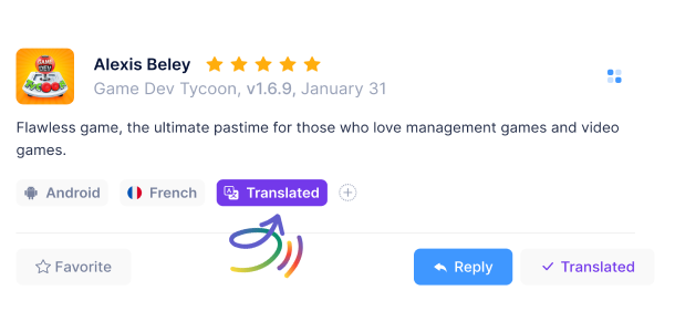 Translate your App Reviews